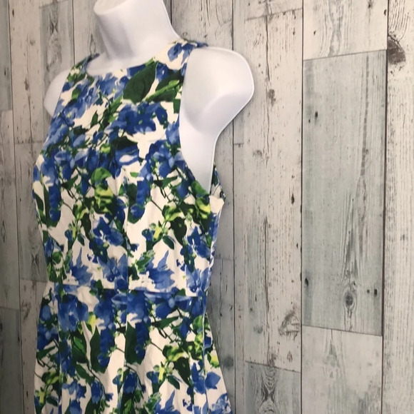 Milly for Design Nation Fit and Flare Floral Dress 8 - Picture 2 of 11